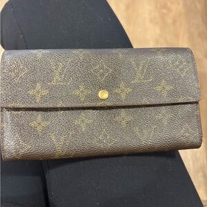 VINTAGE Louis Vuitton Classic Brown Monogram Wallet